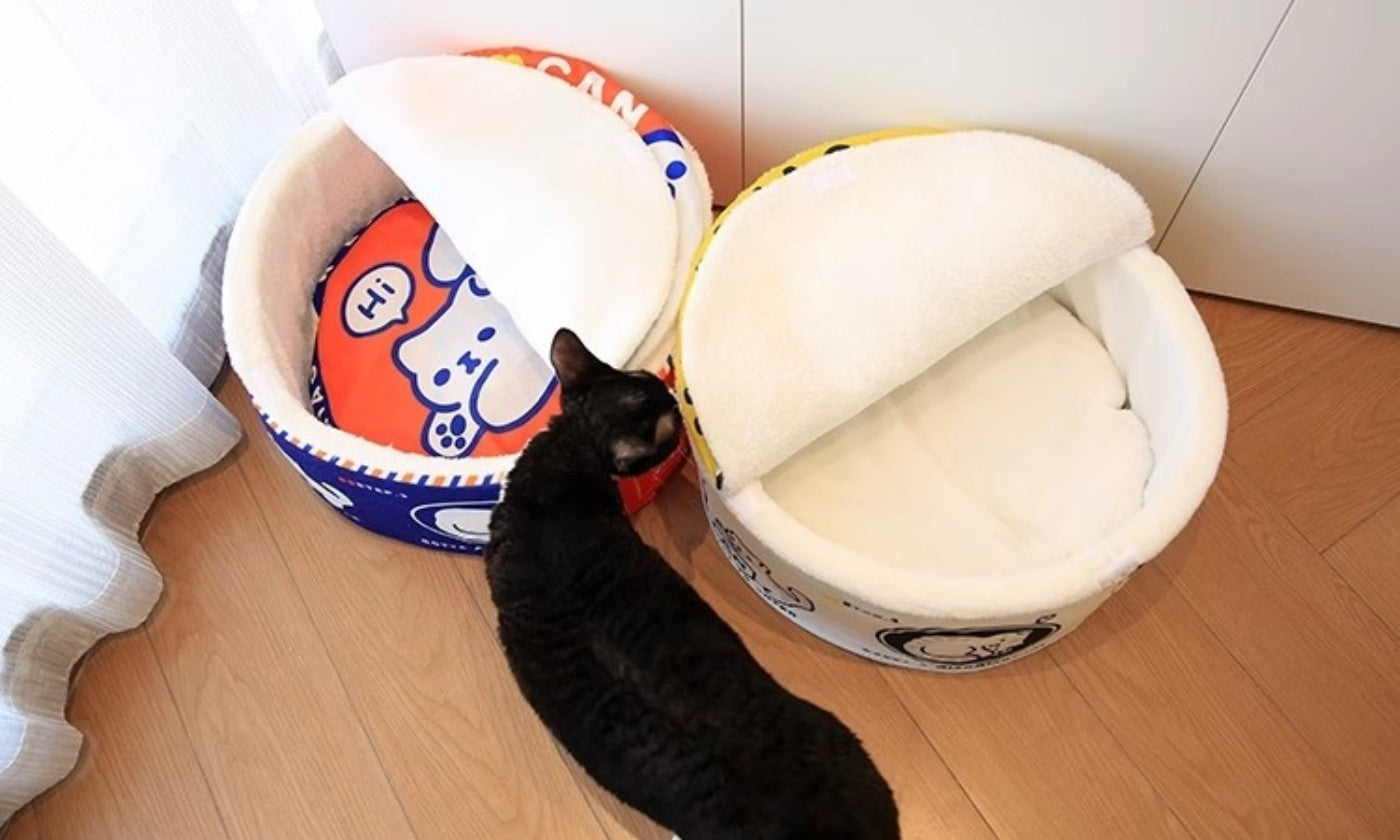 Canned Cat Bed: A Draft-Free Winter Cave That Feels Like a Hug