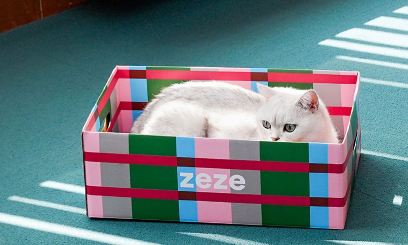 Plaid Cat Box: Two Jobs, One Footprint (Scratch + Nap, Minus the Mess)