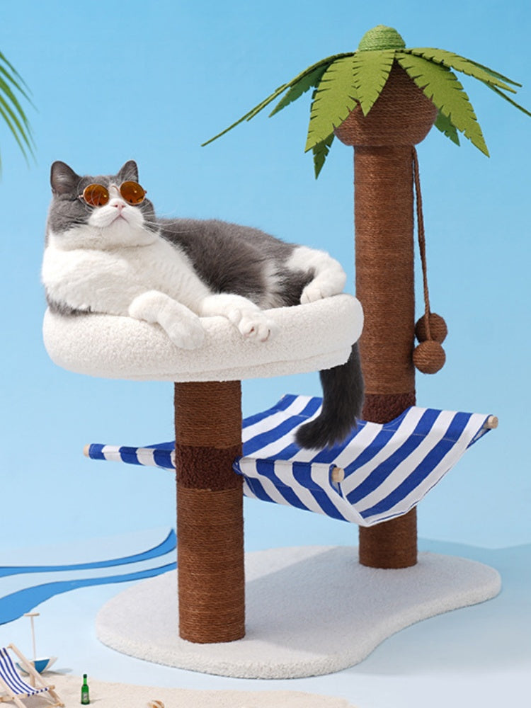 Summer Coconut Island Cat Tree