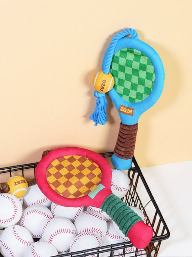 Tennis Racket Dog Rope Chew Toy