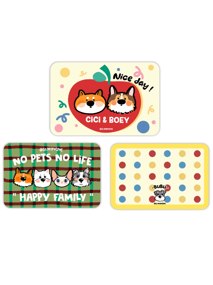 SO.MYPETPET Custom Pet Feeding Mat