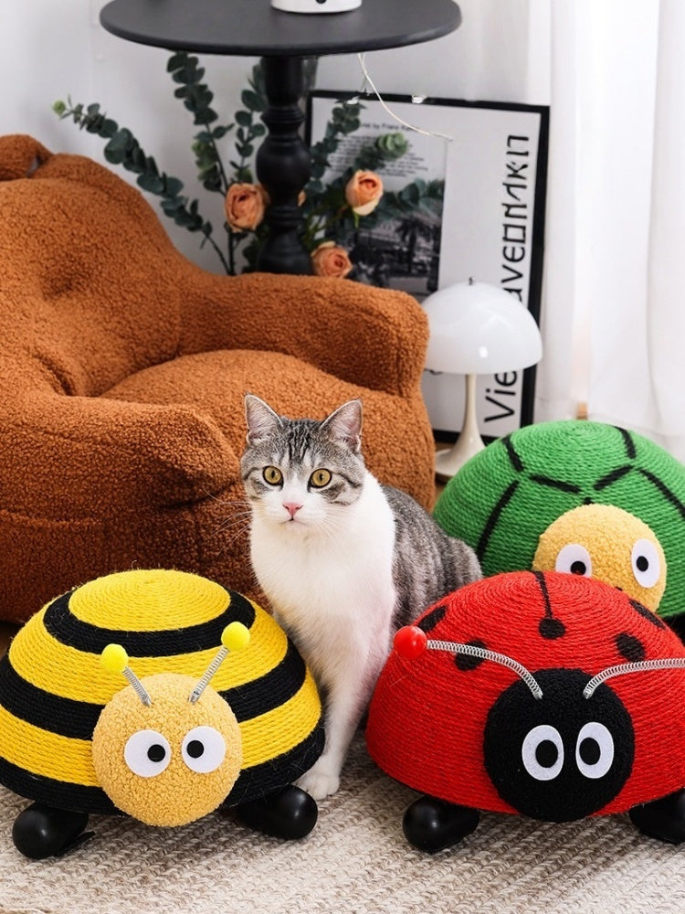 Cartoon Sisal Cat Scratcher Post