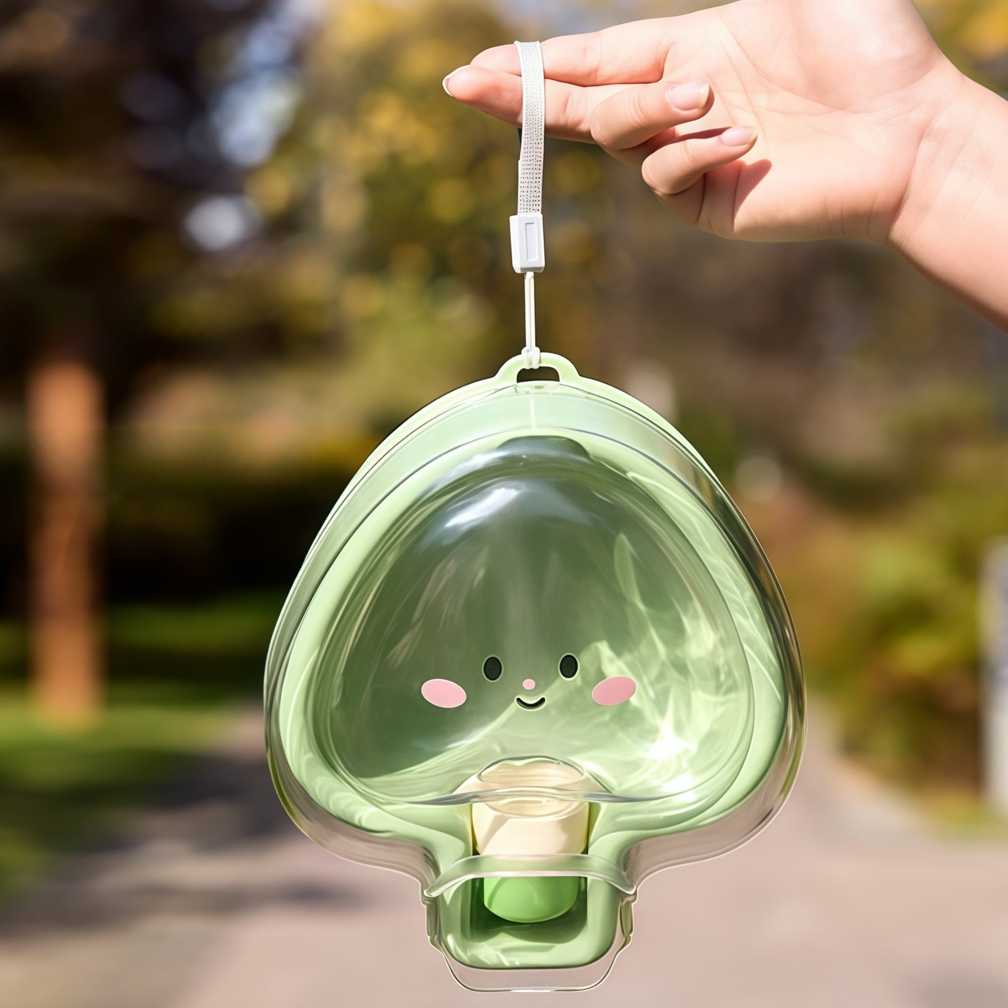 pawlette 2-in-1 travel pet water and food cup for outdoor feeding