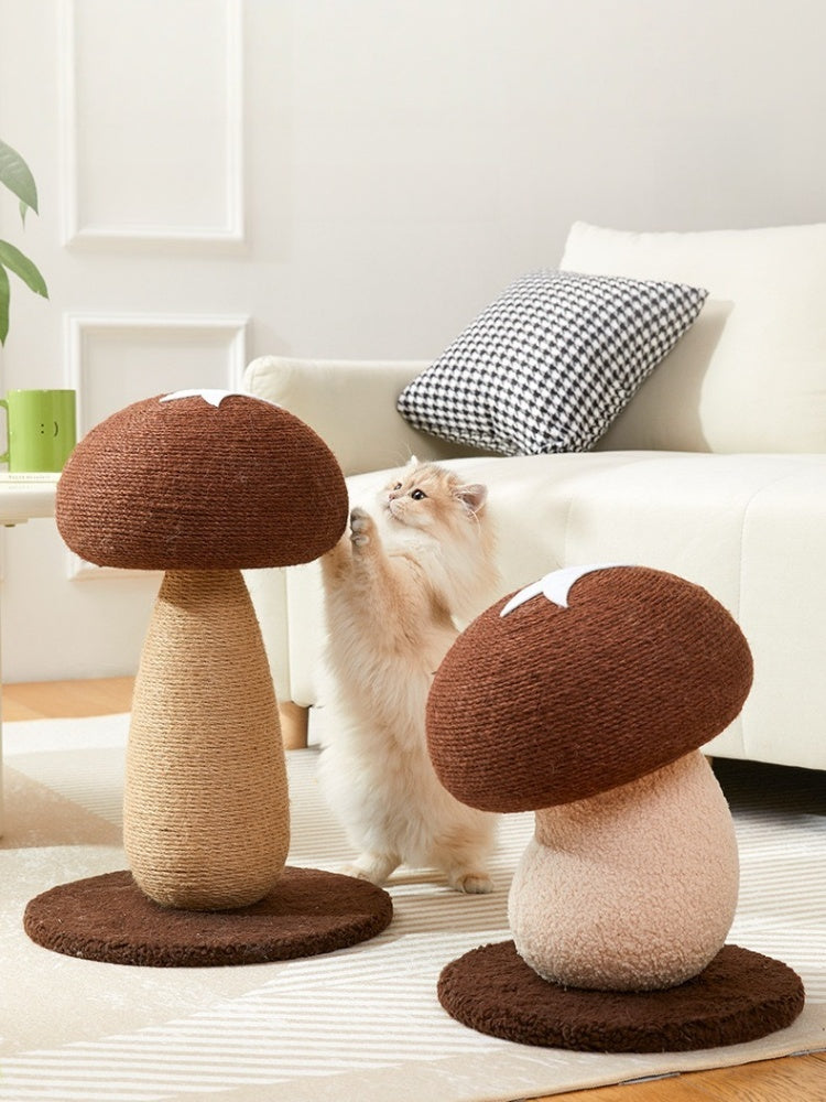 Mushroom Cat Scratching Post