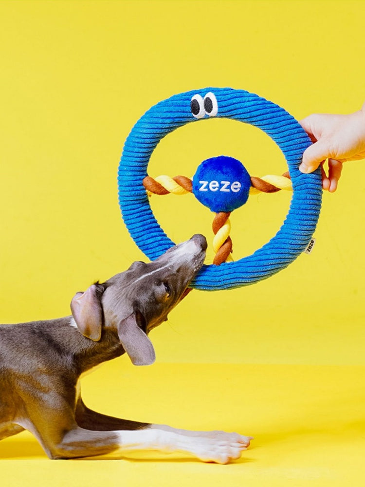 ZEZE “Beep-Beep” Steering Wheel Dog Toy