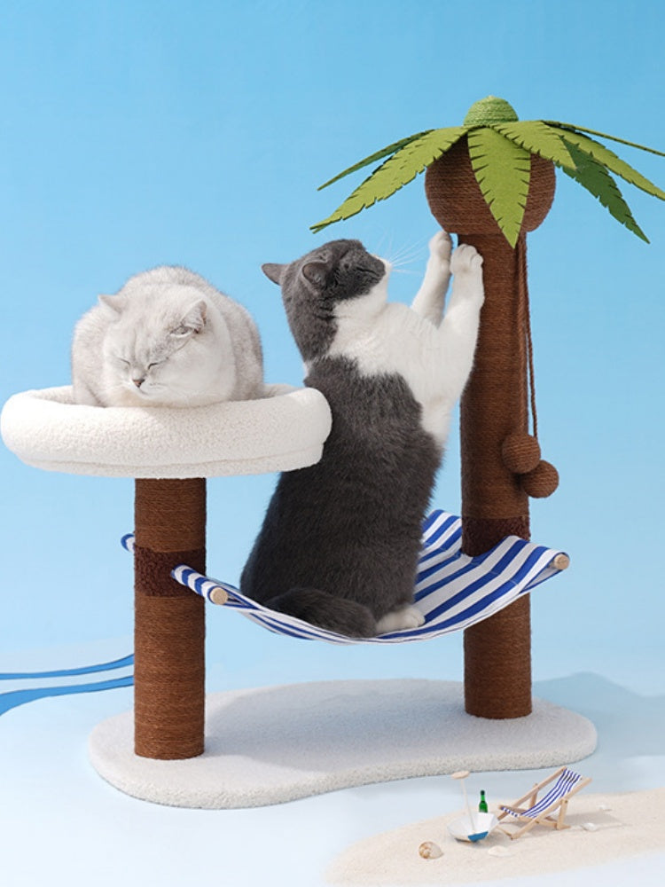 Summer Coconut Island Cat Tree