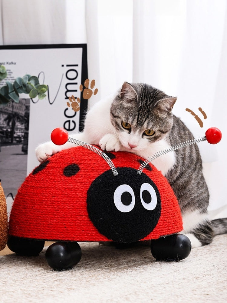 Cartoon Sisal Cat Scratcher Board & Post