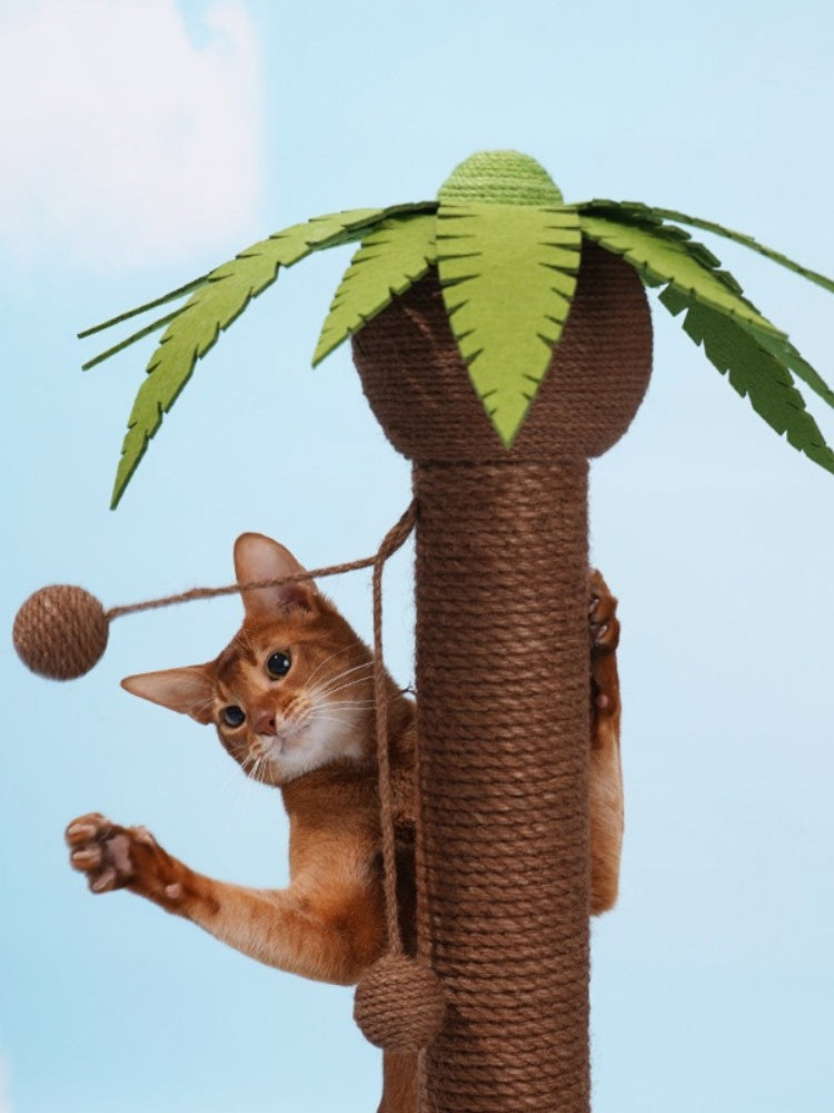 Coconut Tree Cat Scratching Post