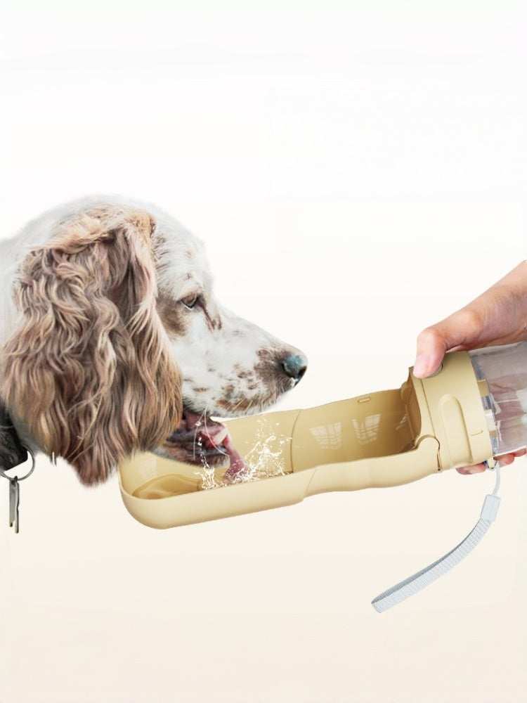 Portable 2-in-1 Pet Water Bottle & Folding Bowl