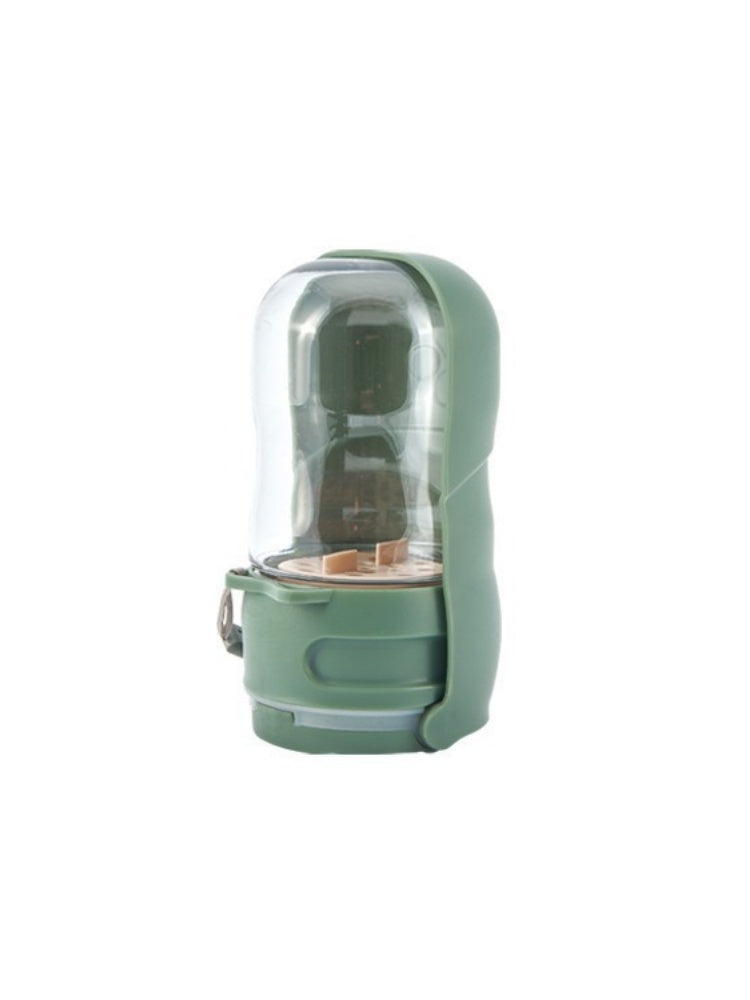 Portable 2-in-1 Pet Water Bottle & Folding Bowl