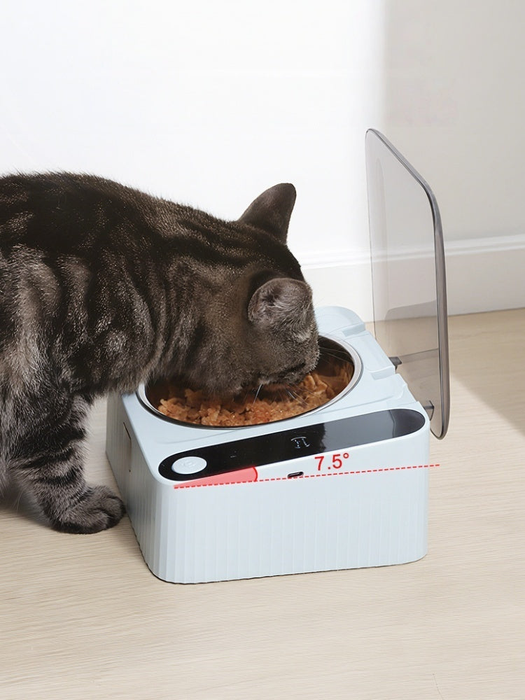 TANU Smart Auto-Lid Pet Bowl