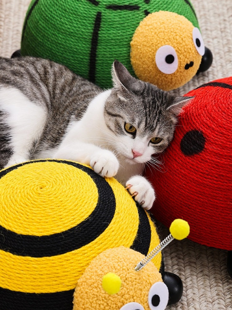 Cartoon Sisal Cat Scratcher Board & Post