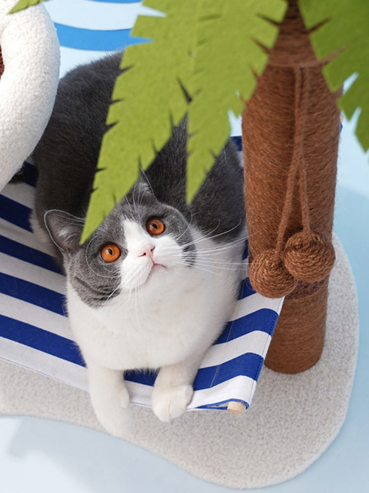 Summer Coconut Island Cat Tree