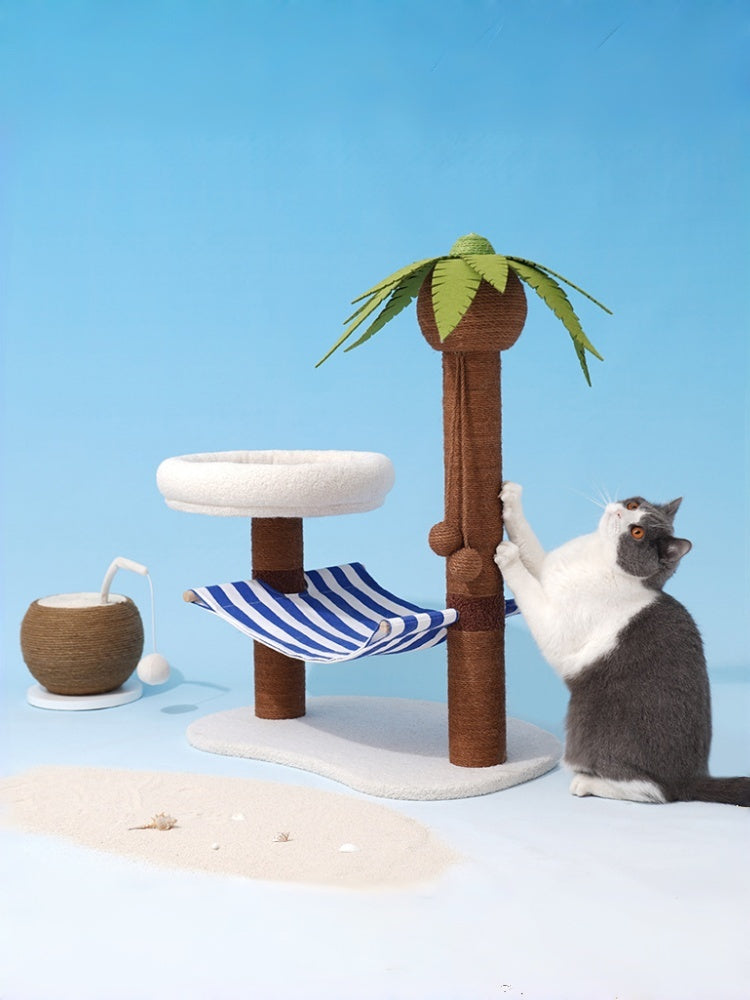 Summer Coconut Island Cat Tree