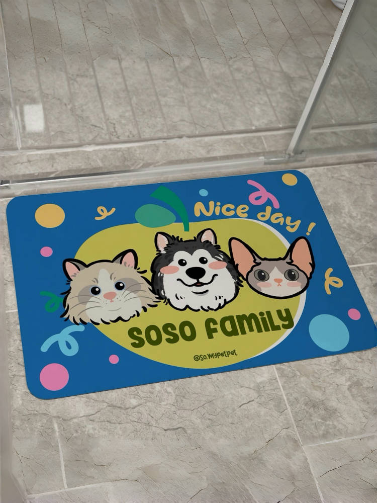 SO.MYPETPET Custom Pet Feeding Mat