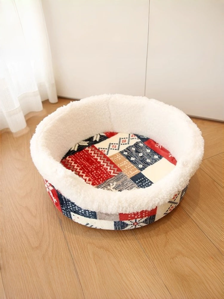 Dorayaki Enclosed Cat Bed