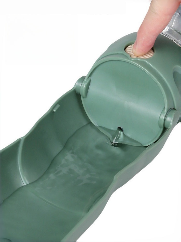 Portable 2-in-1 Pet Water Bottle & Folding Bowl