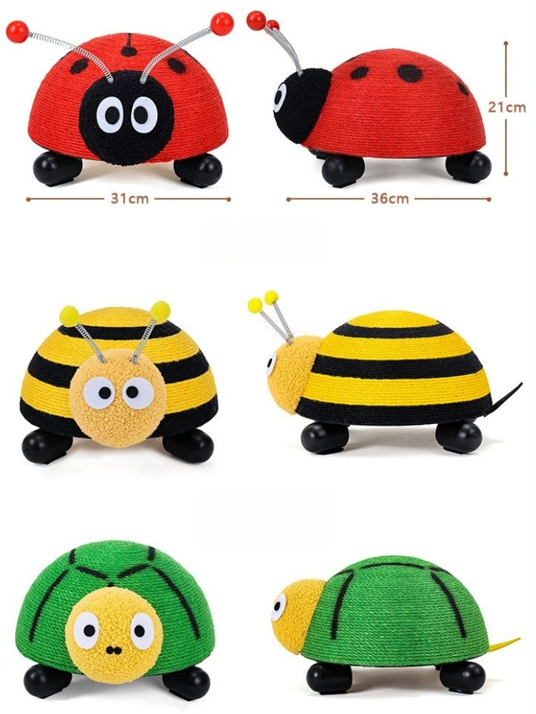 Cartoon Sisal Cat Scratcher Board & Post