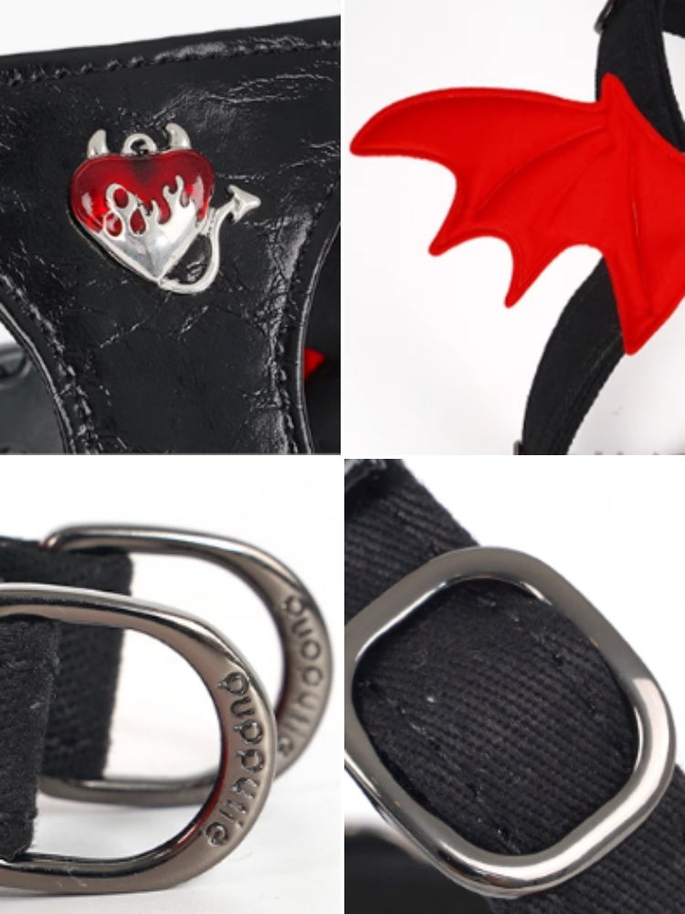 Puppytie Devil-Wing Small Dog Vest Harness