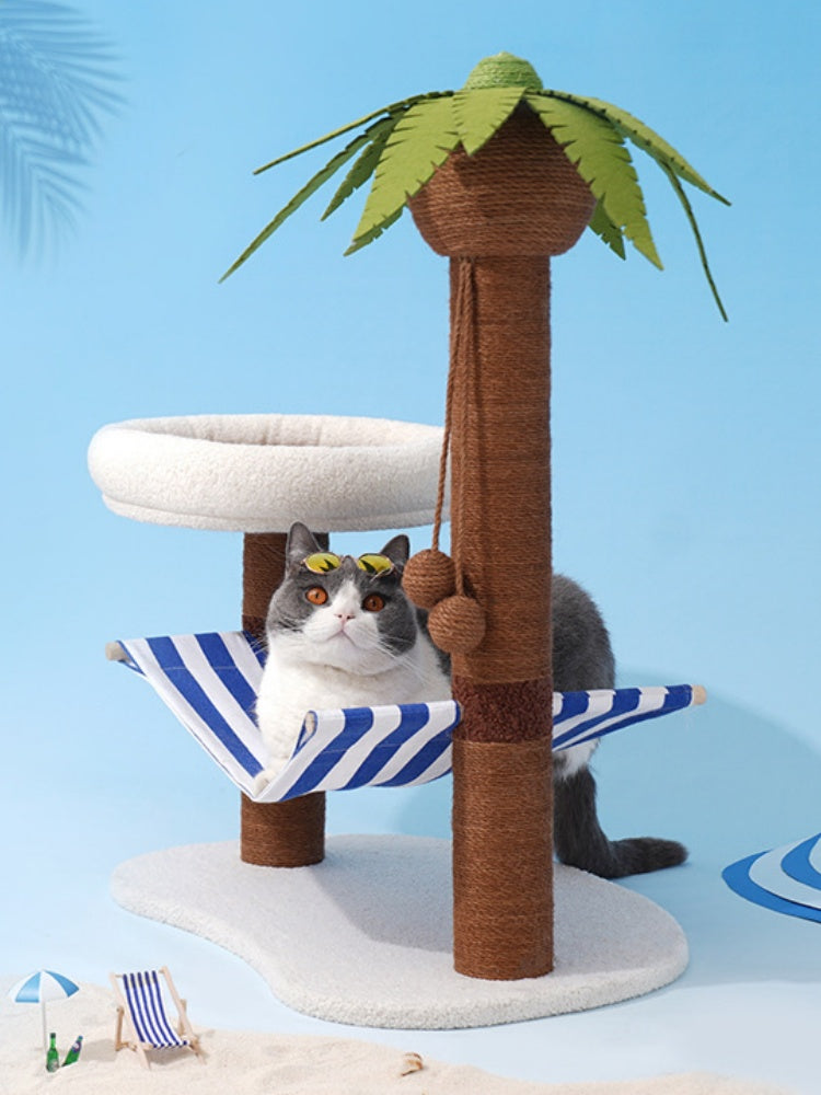 Summer Coconut Island Cat Tree