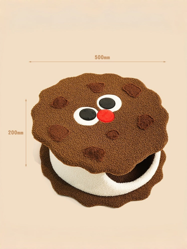 Chocolate Sandwich Cat Bed