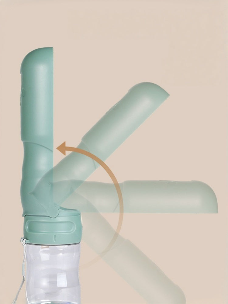 Portable 2-in-1 Pet Water Bottle & Folding Bowl