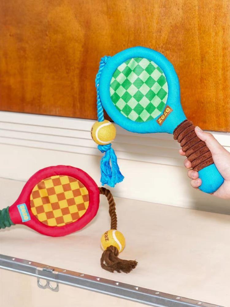 Tennis Racket Dog Rope Chew Toy