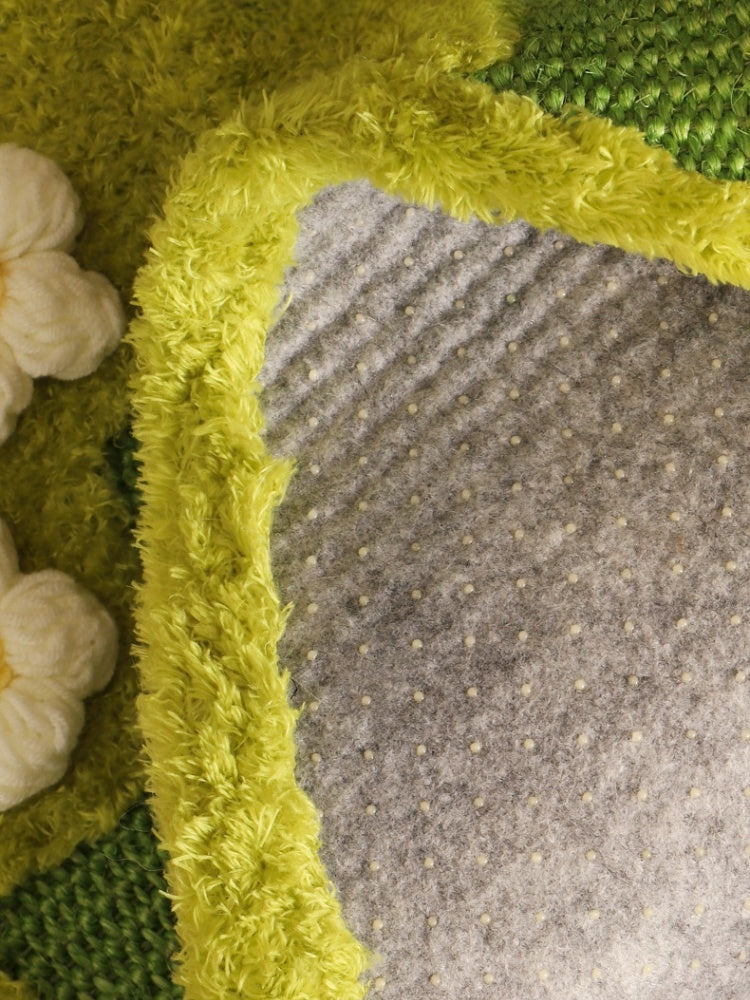 Floral Sisal Cat Scratch Mat & Rug