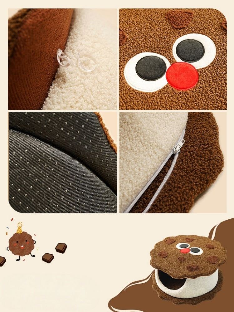 Chocolate Sandwich Cat Bed