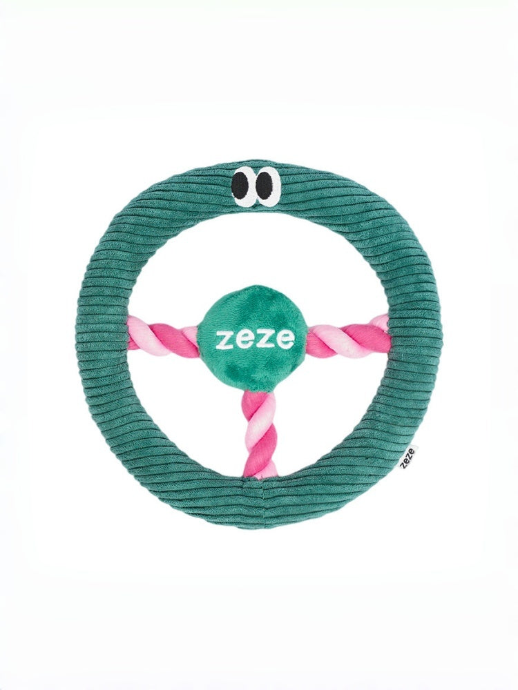 ZEZE “Beep-Beep” Steering Wheel Dog Toy