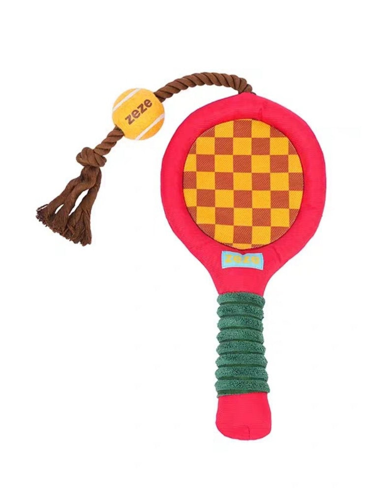 Tennis Racket Dog Rope Chew Toy