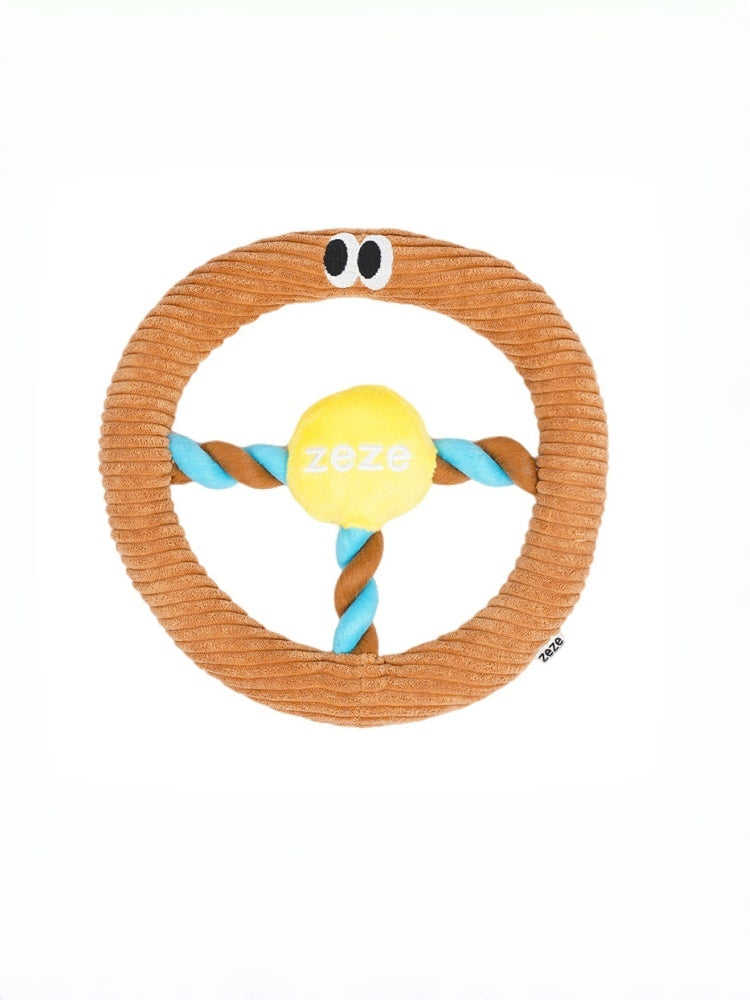 ZEZE “Beep-Beep” Steering Wheel Dog Toy
