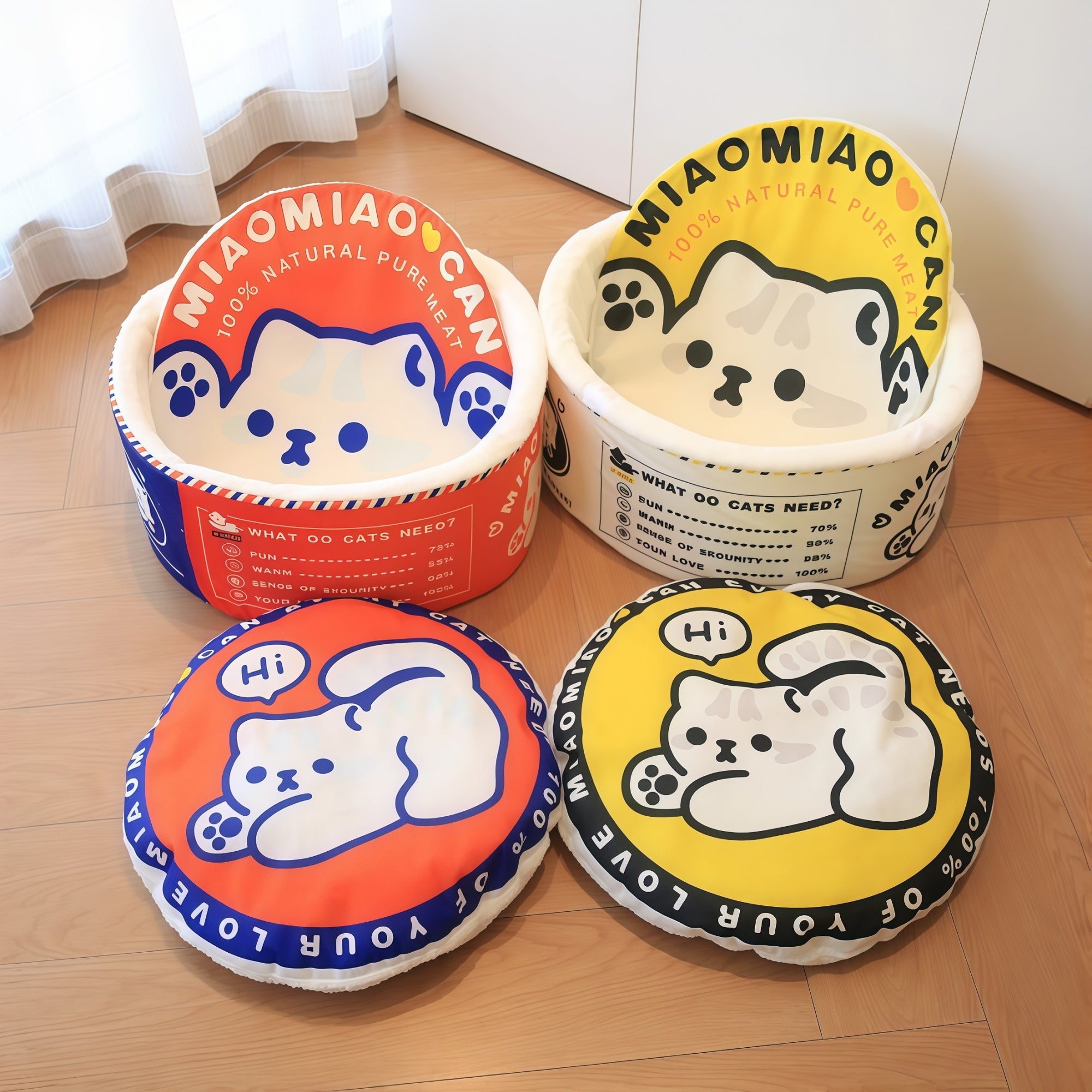 Canned Cat Bed — Winter Enclosed Pet Cave