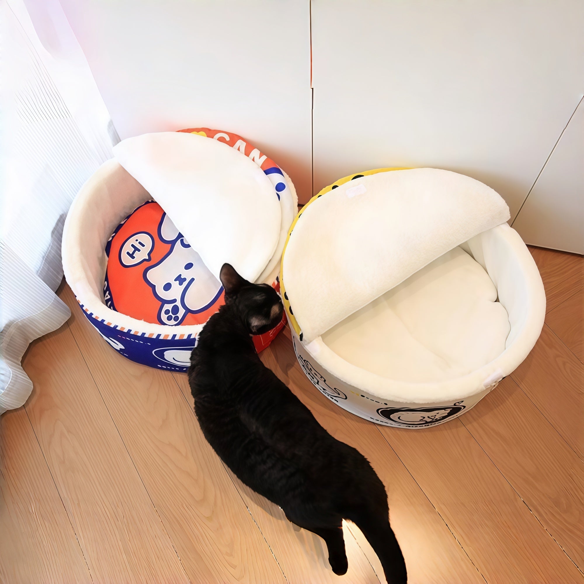 Canned Cat Bed — Winter Enclosed Pet Cave