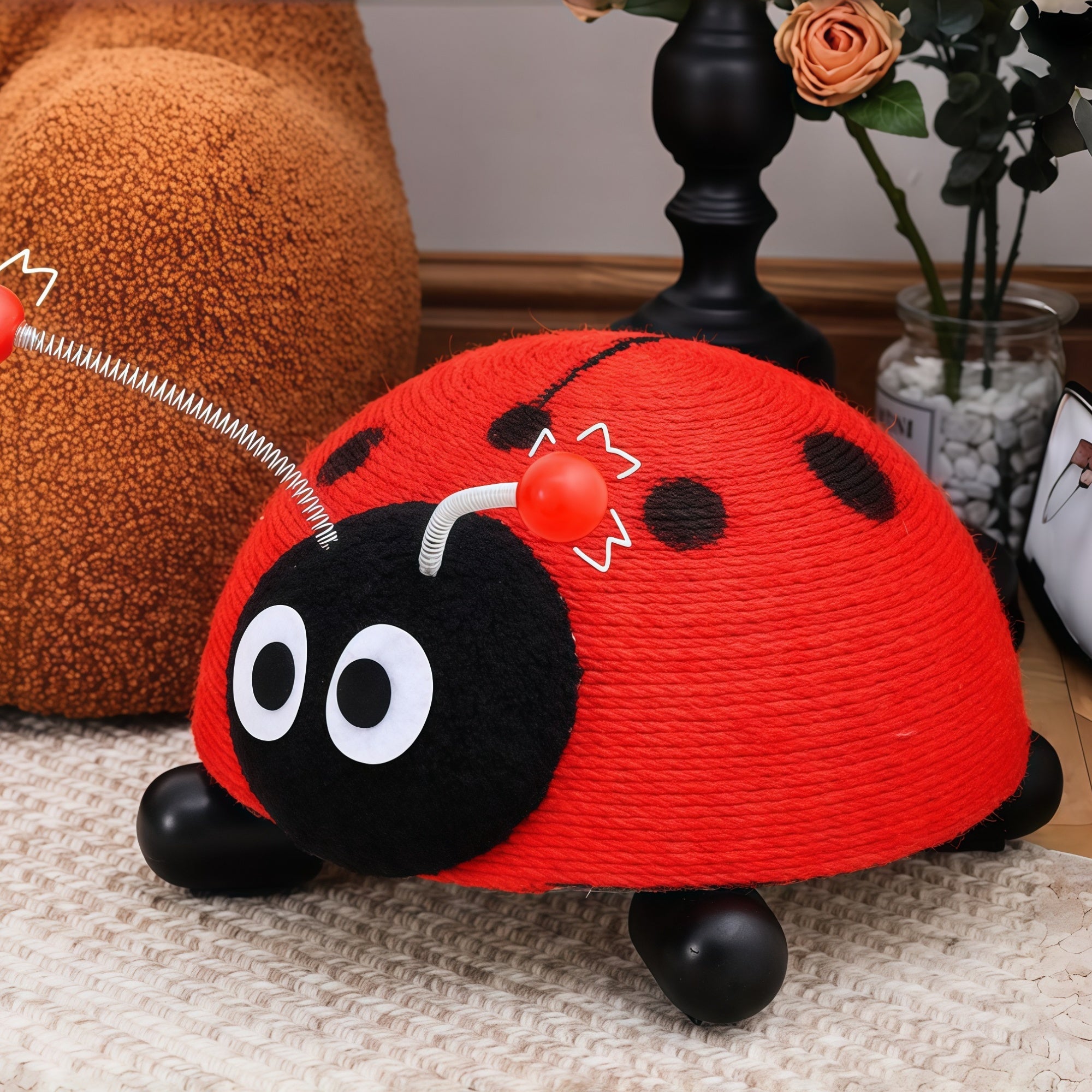 Cartoon Sisal Cat Scratcher Post