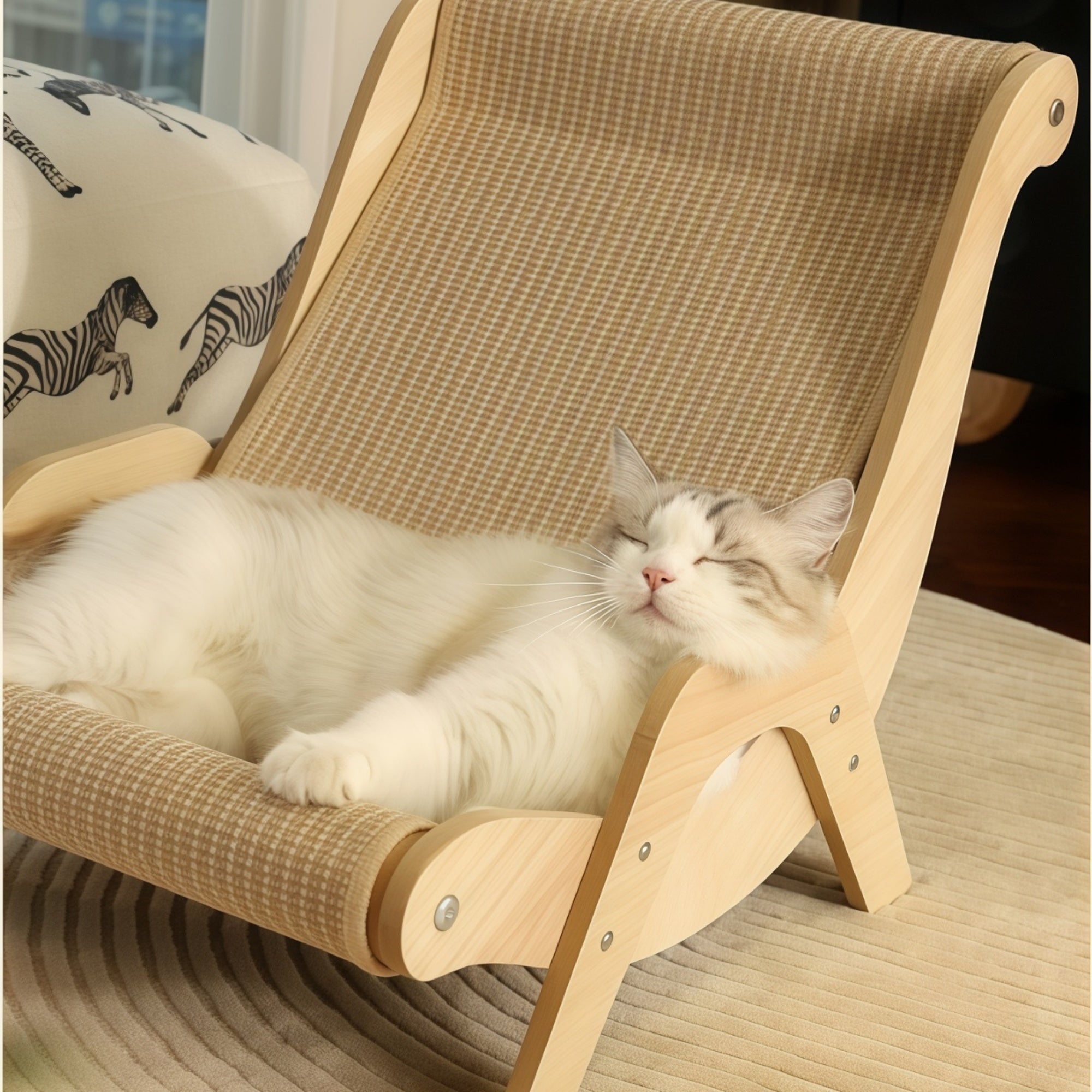 2-in-1 Cat Hammock & Scratcher