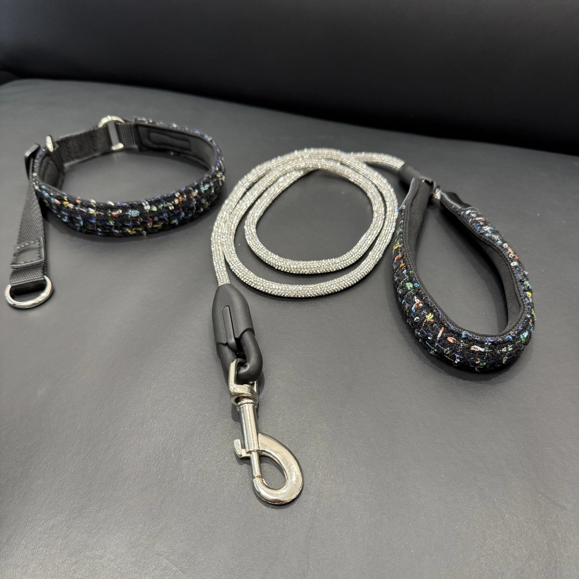 Chic Rhinestone Dog Collar & 59
