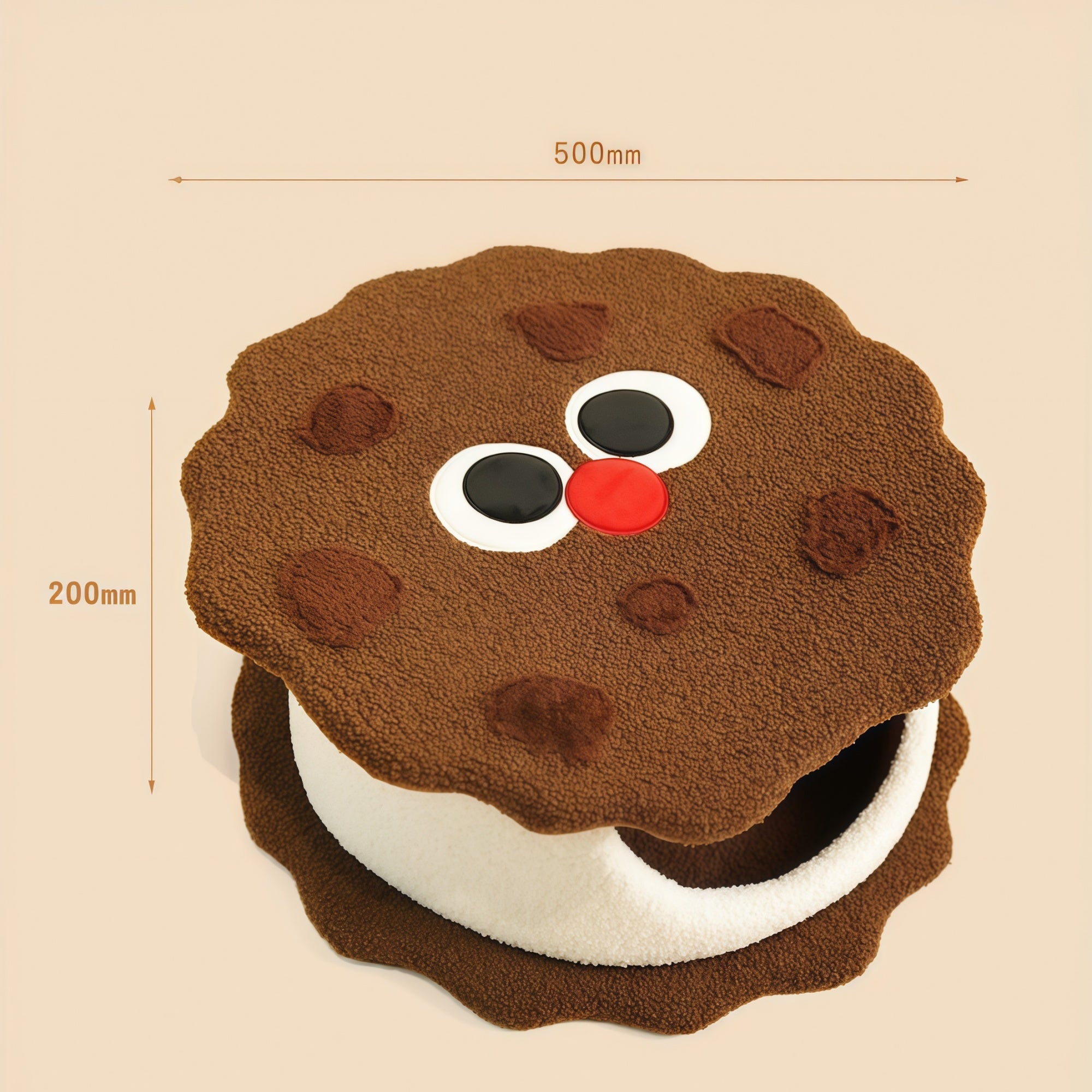 Chocolate Sandwich Cat Bed