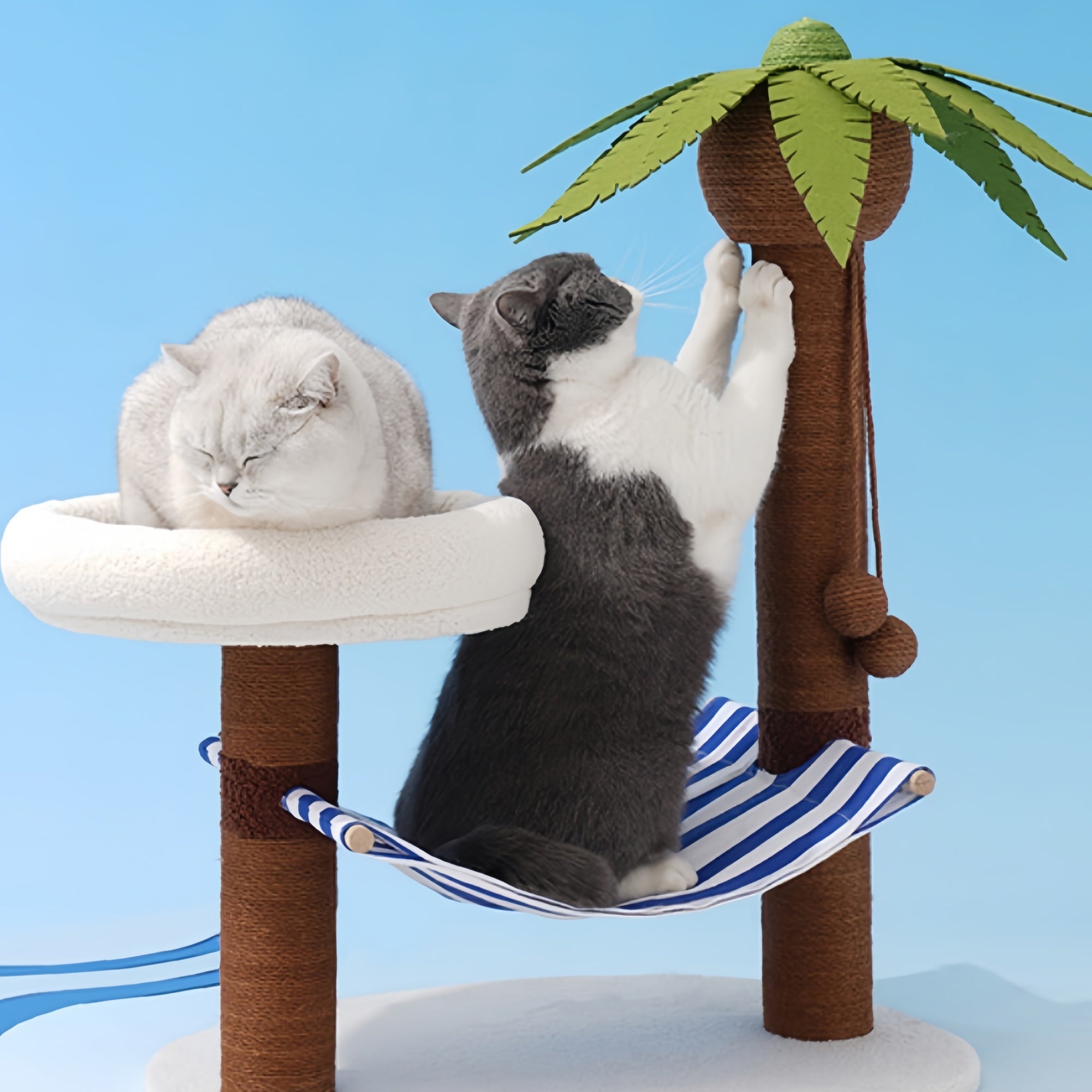 Summer Coconut Island Cat Tree