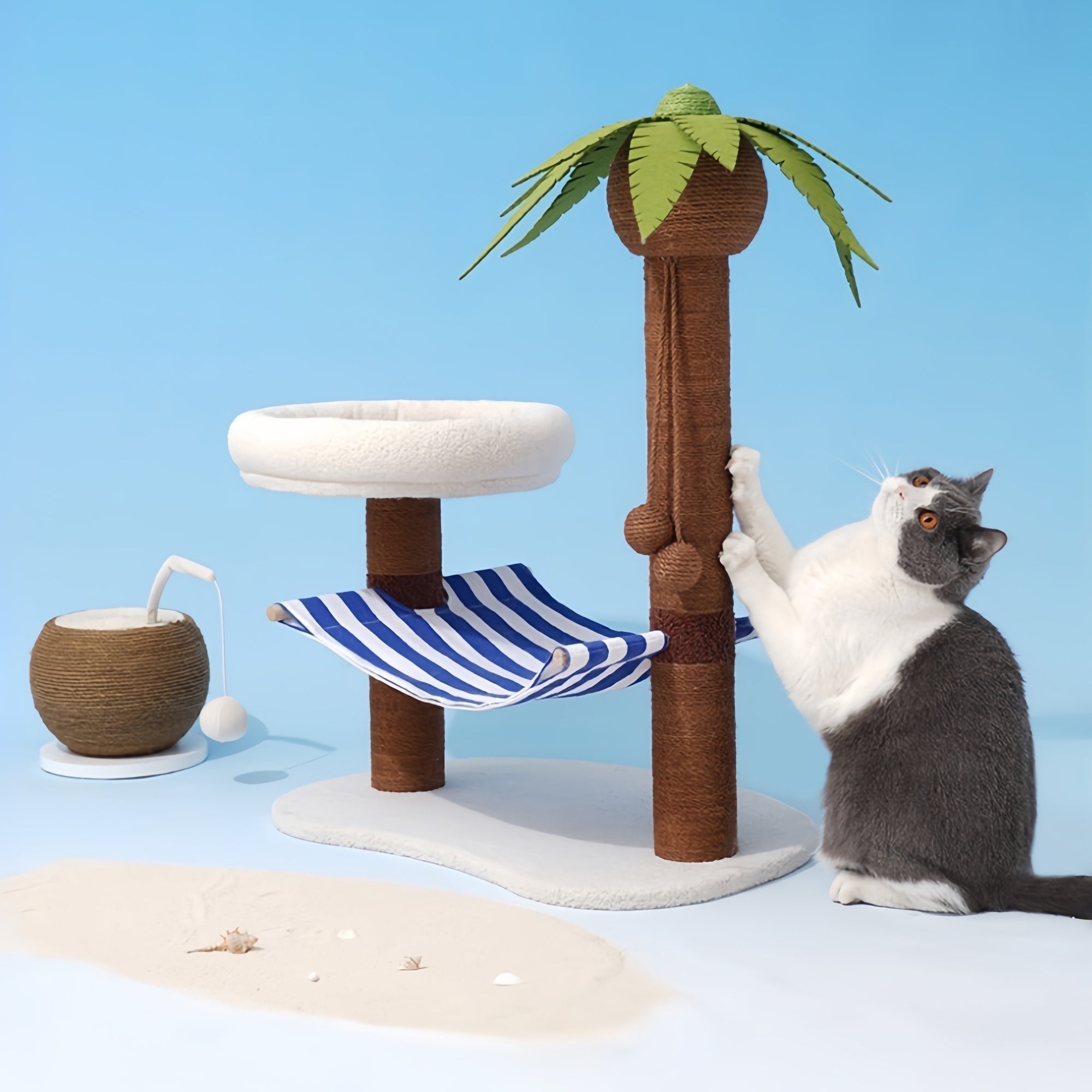 Summer Coconut Island Cat Tree