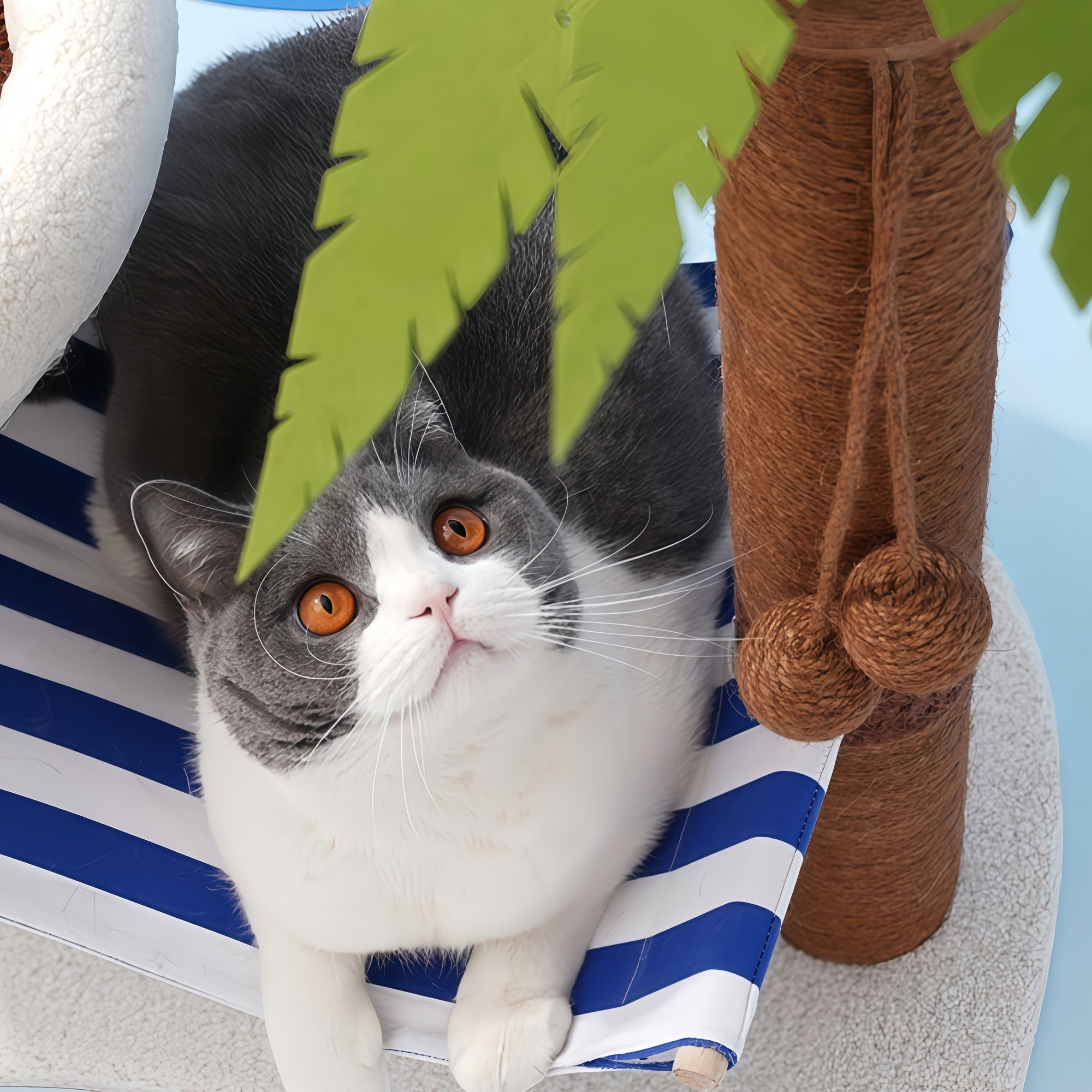 Summer Coconut Island Cat Tree