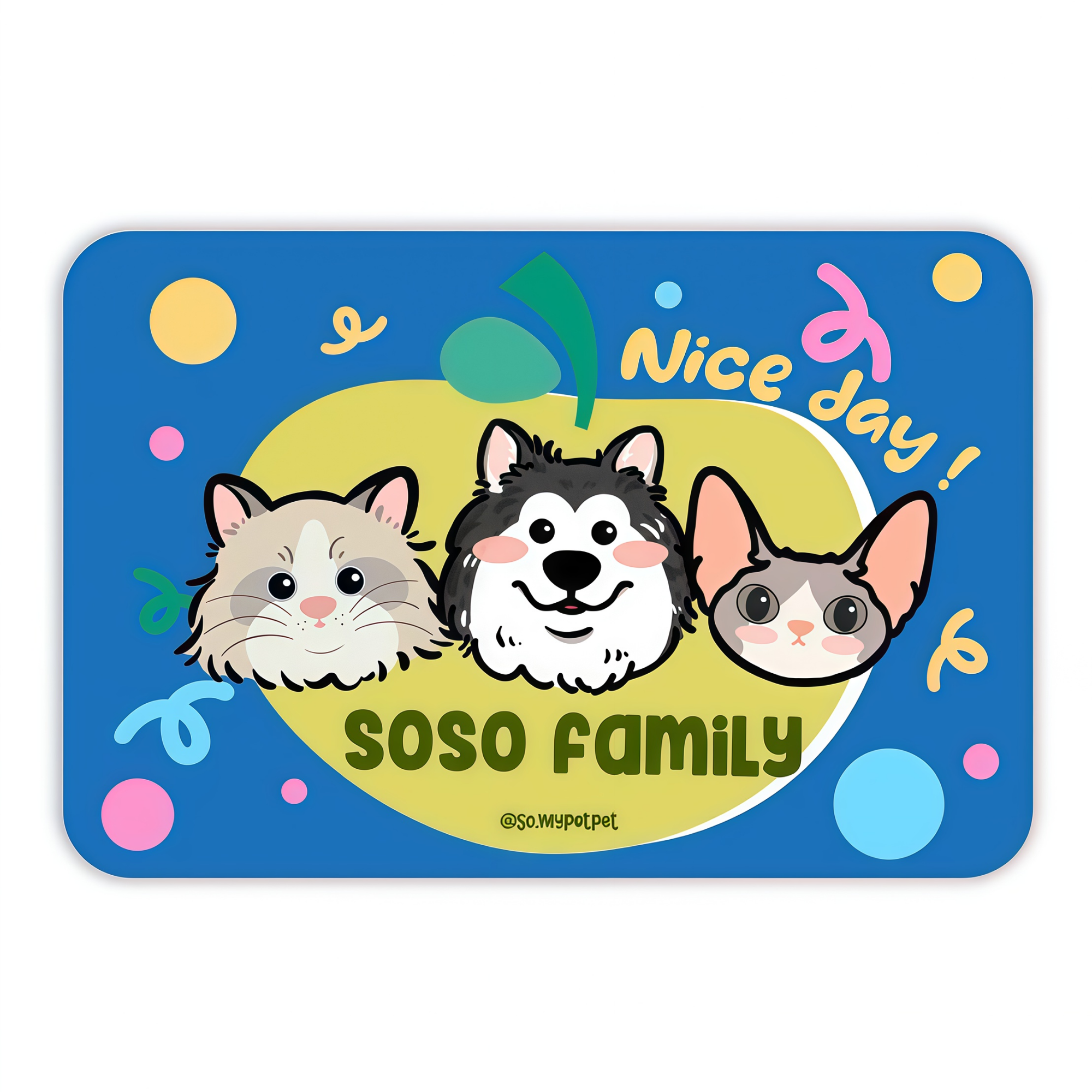 Custom Pet Feeding Mat