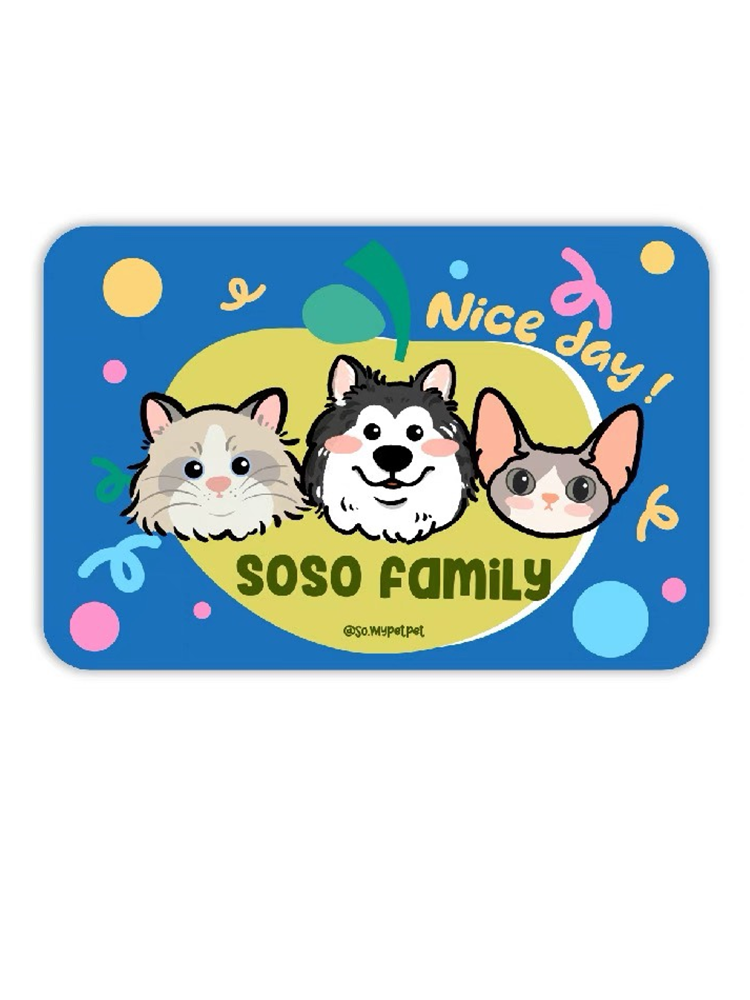 SO.MYPETPET Custom Pet Feeding Mat