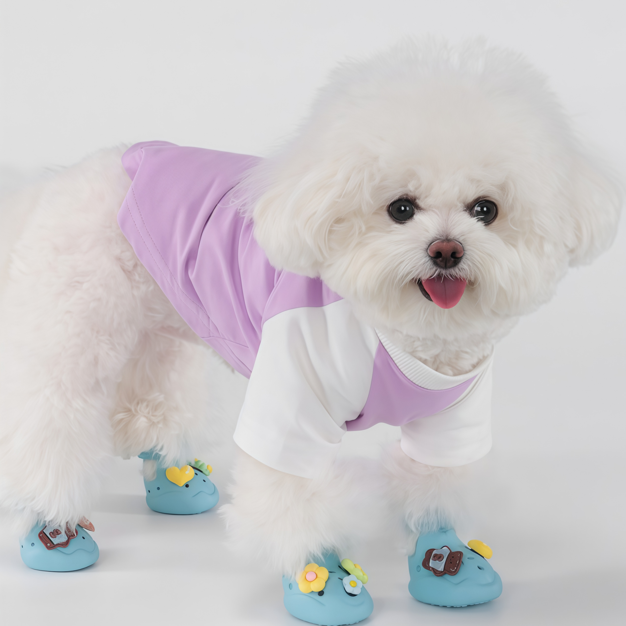 Dog Shoe Charms for Ventilated Clog Sandals (8pcs)