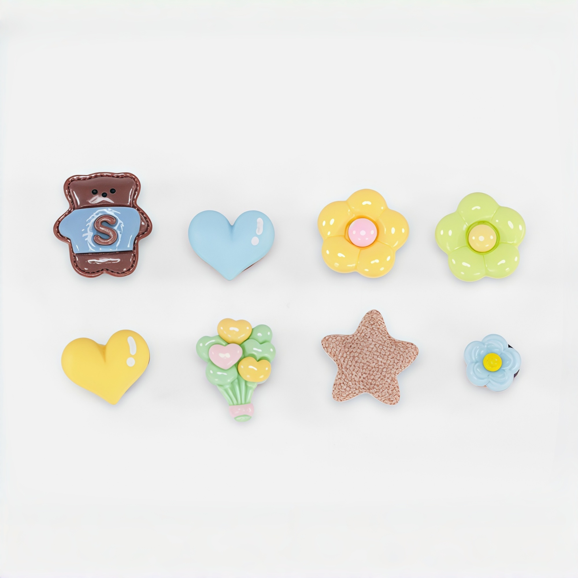 Dog Shoe Charms for Ventilated Clog Sandals (8pcs)