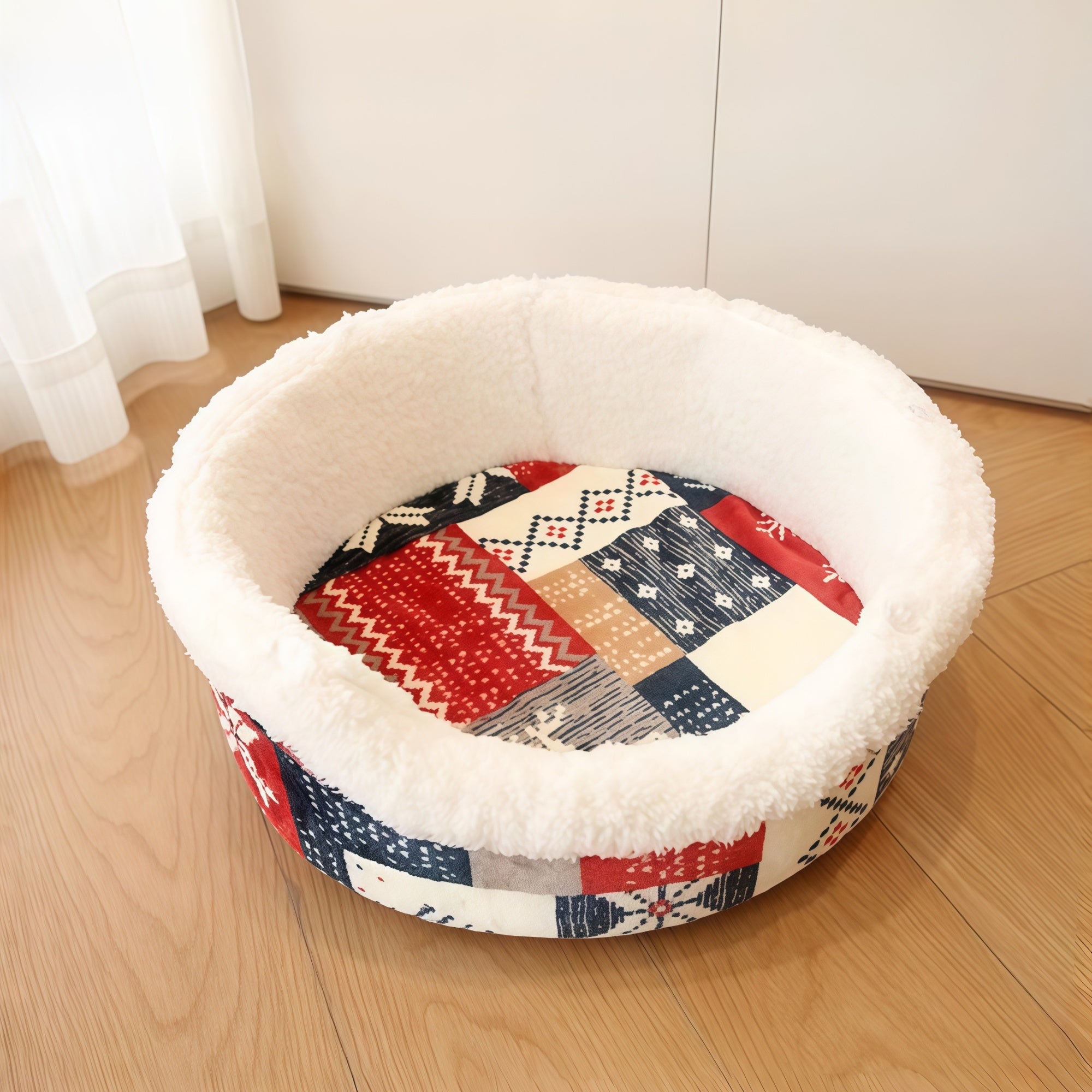 Dorayaki Enclosed Cat Bed