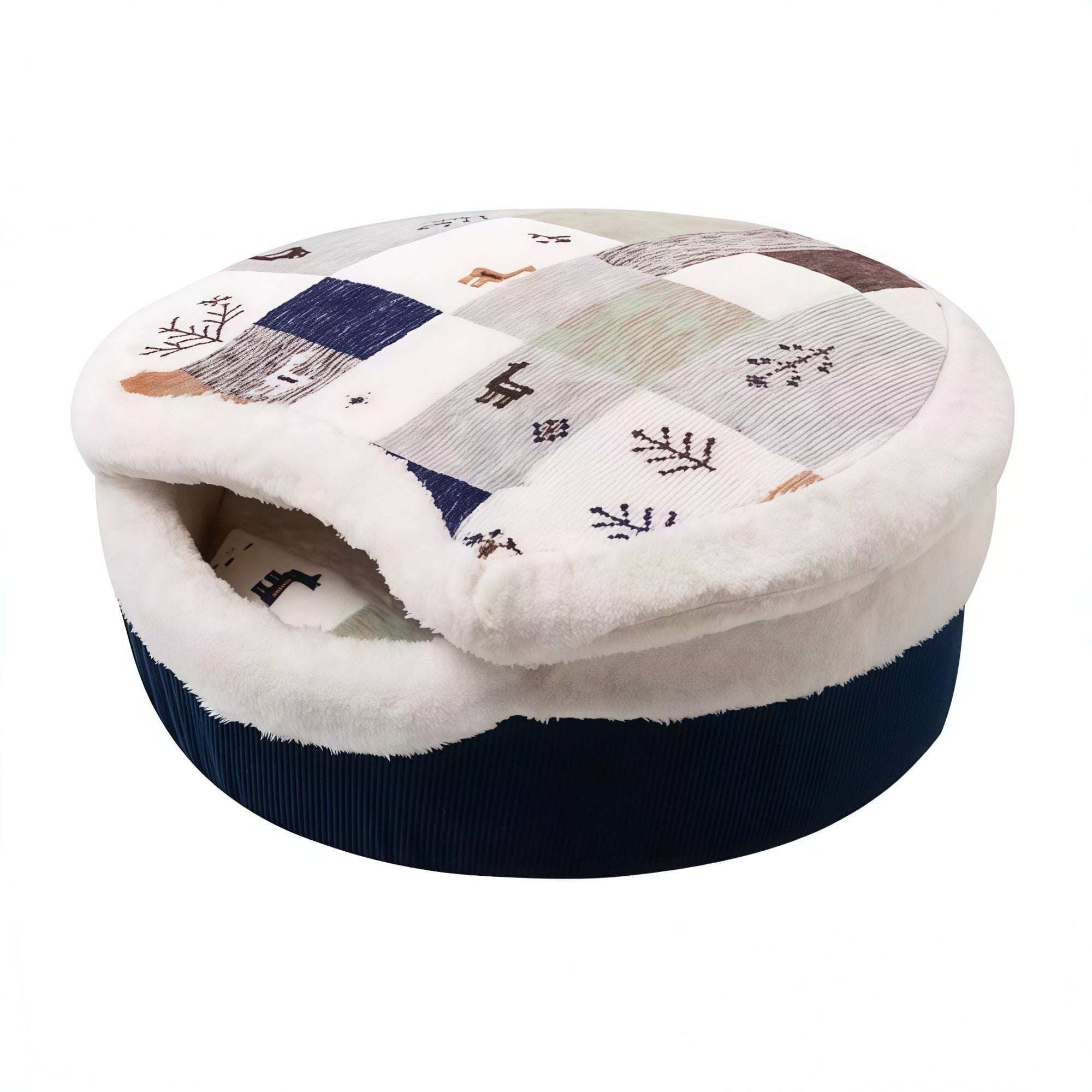 Dorayaki Enclosed Cat Bed