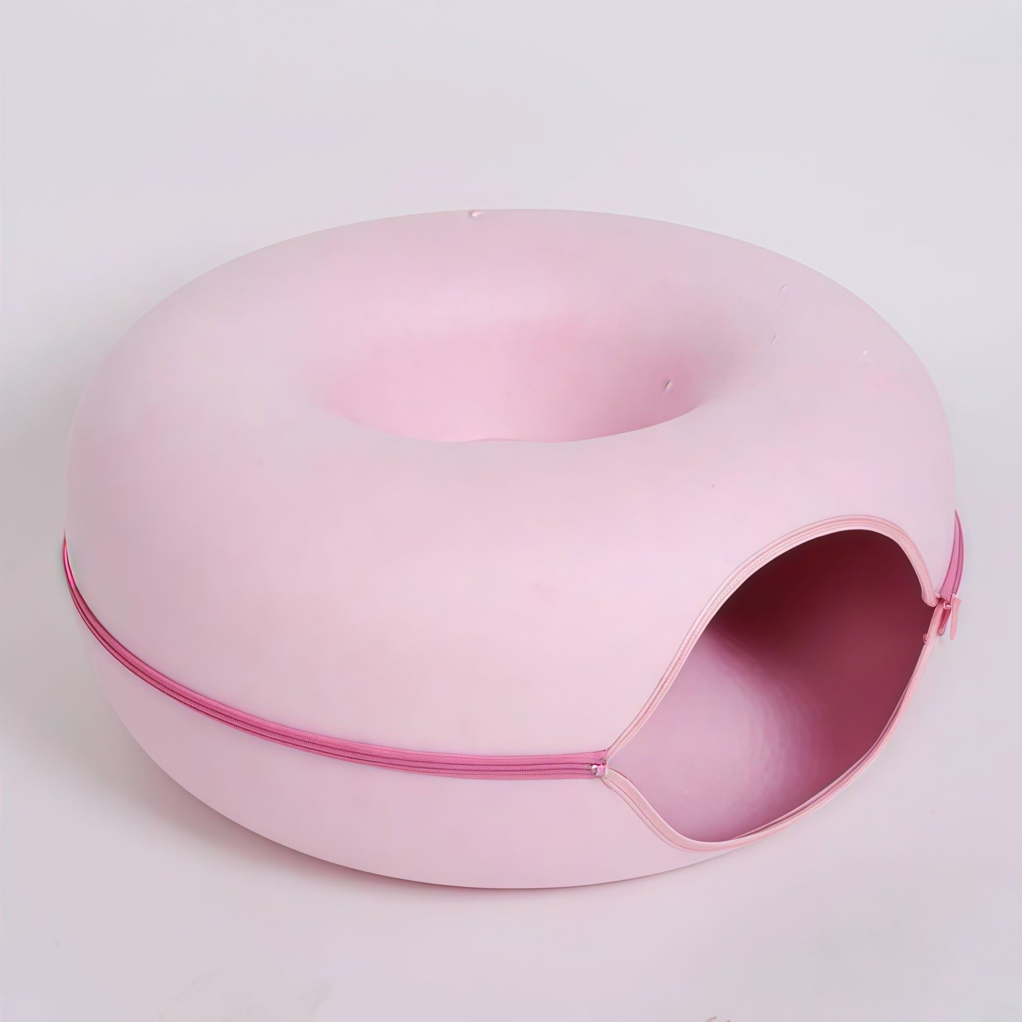 Felt Donut Cat Tunnel Bed (All-Season Cozy Nest)