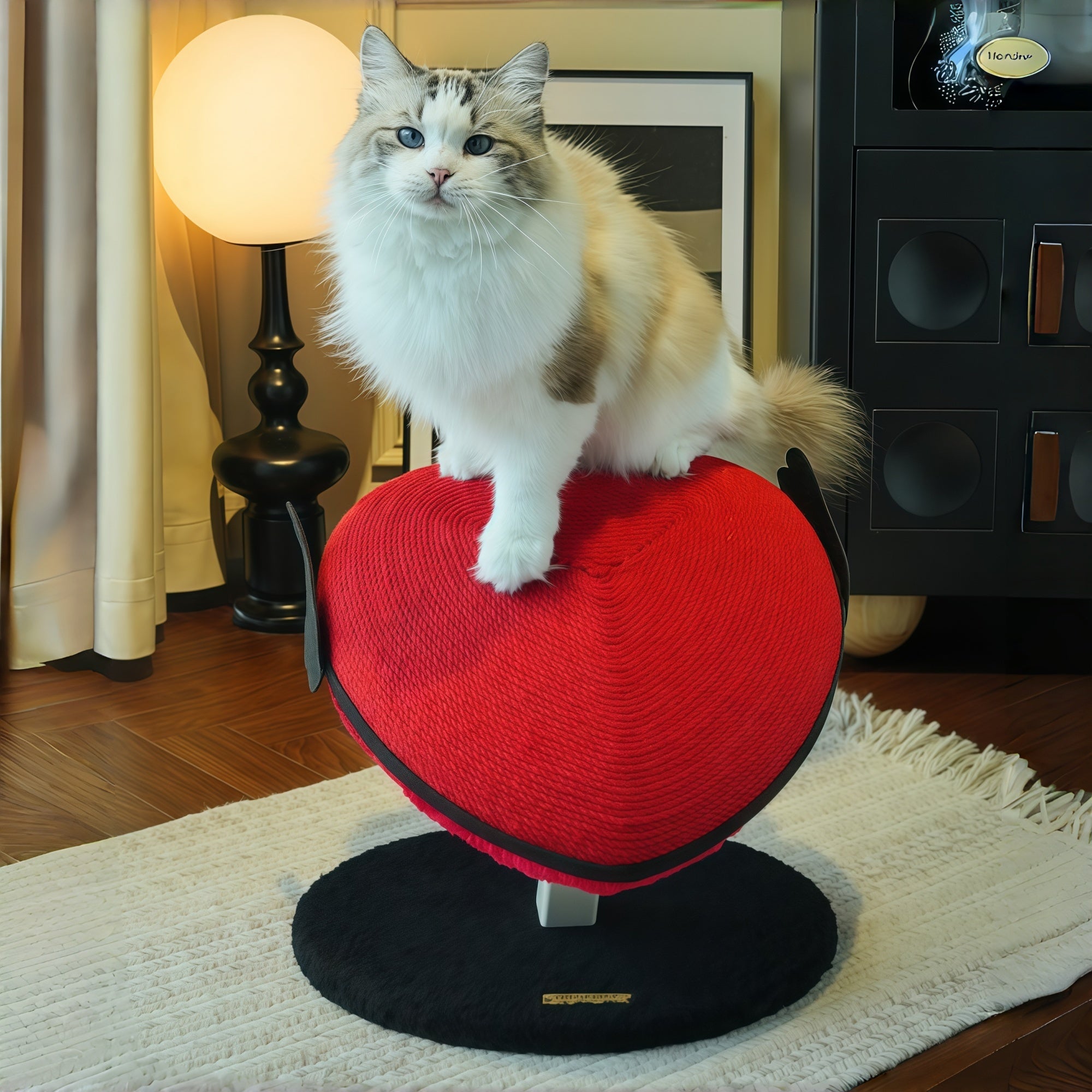 Heart-Shaped Cat Climber