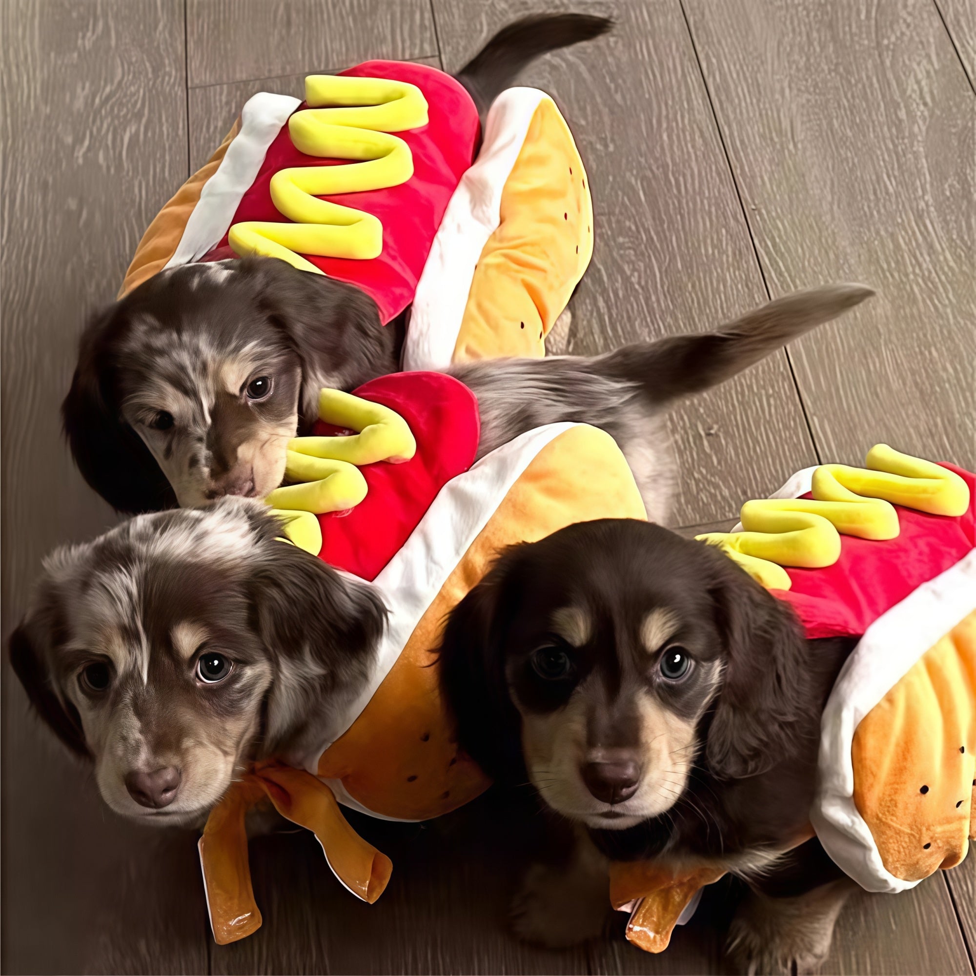 Hot Dog & Burger Pet Costume Sweater
